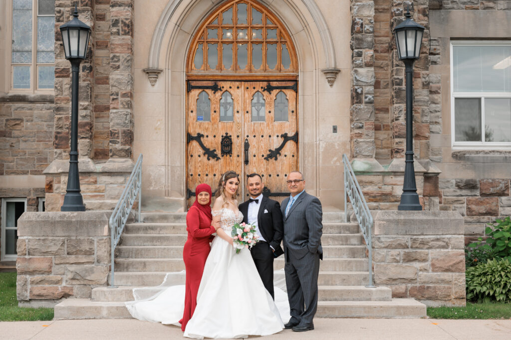 Bride and Groom on wedding day